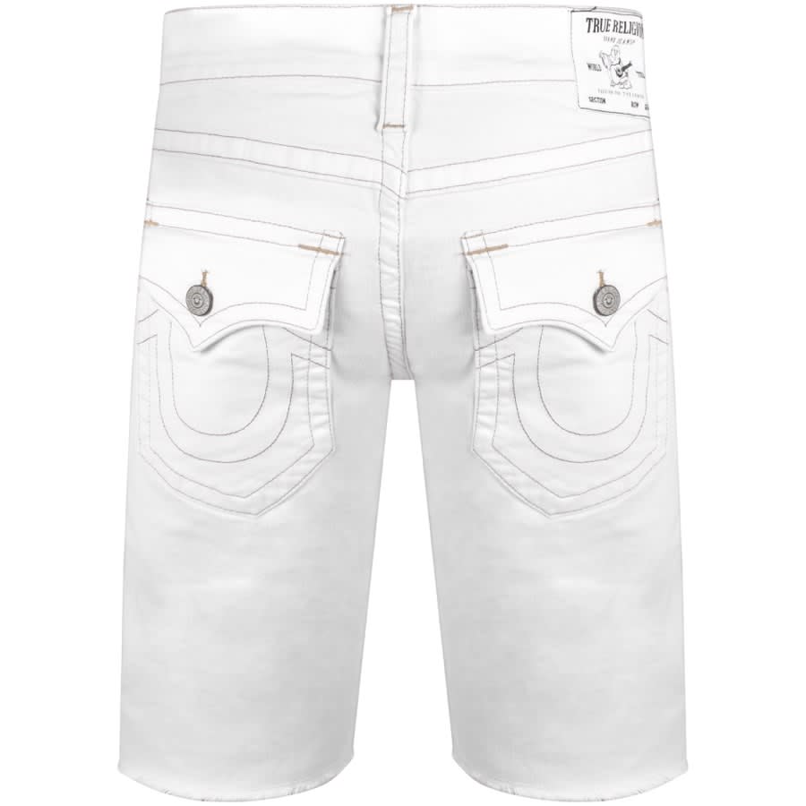 True Religion Ricky Flap Shorts White